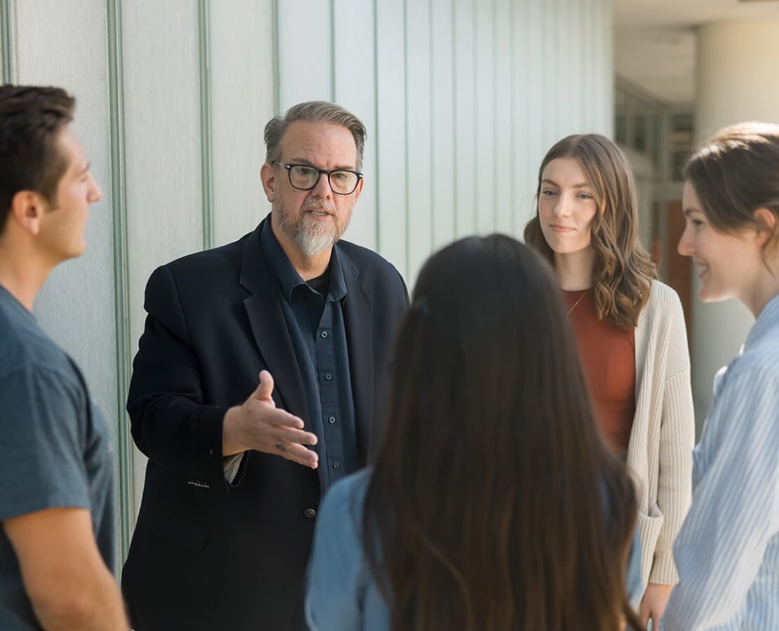 Ed Stetzer in conversation with Talbot students